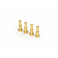 4mm/5mm Gold Bullet Connector/Plug (4)