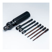 Associated RC10 T1 Alum 1/4" Drive Handle Standard Hex Wrench Nut Driver Tool Set (7pcs)
