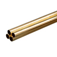 K&S 1151 ROUND BRASS TUBE .014 WALL (36IN LENGTHS) 5/16 (1 tube per bag x 4 bags)