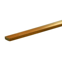 Brass Strip: 0.093" Thick x 1/4" Wide x 12" Long (1 Piece)
