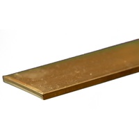 Brass Strip: 0.093" Thick x 1" Wide x 12" Long (1 Piece)