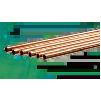Round Copper Tube: 7/32" OD x 0.014" Wall x 36" Long (6 Pieces)