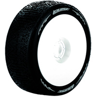 B-Phantom 1/8 Buggy Soft White Rim Tyres