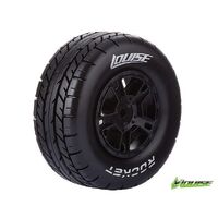 SC-Rocket On Road Tyre Soft Black Rim