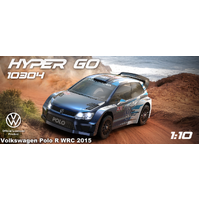 MJX 1/10 Hyper Go Volkswagen Polo R WRC 2015 Brushless 2S RTR RC Rally Car (7.4v Battery & Charger included)