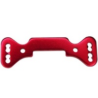 GV MV162U5R UPPER SUSPENSION PLATE 3MM-FRONT/RED