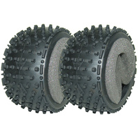 GV MV3695S LARGE 1/8  BUGGY GRINDER TYRES W/ INSERT (PAIR)