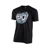ProTek RC 20th Anniversary Short Sleeve T-Shirt (Black) (L)