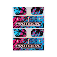 ProTek RC 1/8 Euro Wing Wraps (Hectic Holographic) (2)