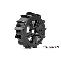 PADDLE 1/8 BUGGY TIRE BLACK WHEEL WITH 17MM HEX MOUNTED