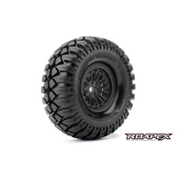 Hardrock Black wheel with 12mm hex mounted