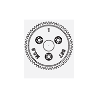 SPUR GEAR 58T 0.8P JATO Equivalent TRA3958