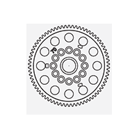 SPUR GEAR 70T 32P RUSTLER Equivalent TRA4470