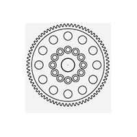 SPUR GEAR 72T 32P RUSTLER Equivalent TRA4472