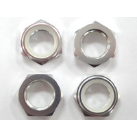 GV SEM106S WHEEL NUTS W/NYLON LOCK - SILVER