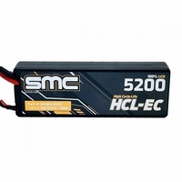HCL-EC 7.4V 5200mAh 100C wired hardcase Traxxas first gen. Compatible with ID connector