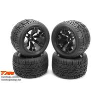 Tires - 1/10 Truck - mounted - E5 Street Style 14mm (4 pcs)