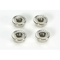 4mm Special Wheel Lock Nut (4) Silver