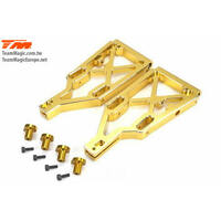 CNC alloy lower arm (2pce) gold