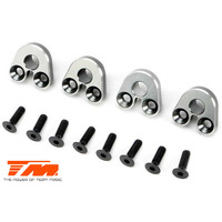 Alum. Pivot Ball Mount (4) Silver opt E5