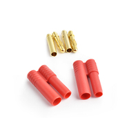 4.0mm gold connector w/housing(Short) 2pcs/bag