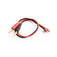 Male Deans plug to 4.0mm connector charging cable16AWG 30cm silicone wire 