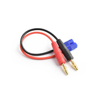 3.5mm male EC3 connector to 4.0mm connector charging cable 16AWG 15cm silicone wire