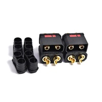 Black QS8 Plug male 4pcs/bag