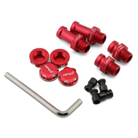 UpGrade RC Aluminum 17mm Hex Conversion for Traxxas® Stampede® 2WD (Red) -