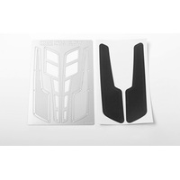 Metal Hood Vents for Axial SCX10 XJ (Silver Style A)