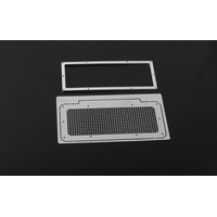 Kahn Style Front Grille for D90/D110 Bodies (Silver)