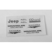 Emblem Set for 1/18 Gelande II RTR w/Black Rock Body