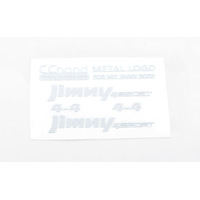 Metal Emblems for MST 1/10 CMX w/ Jimny J3 Body (White)