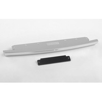 Slick Metal Front Bumper for JS Scale 1/10 Range Rover Classic Body (Silver)