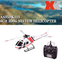 Wltoys XK K123 6CH 3D 6G System Brushless Motor RC Helicopter With Transmitter