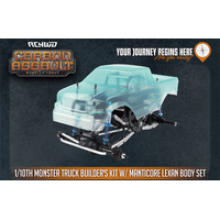 RC4WD Carbon Assault 1/10th Monster Truck Builder's Kit w/ Manticore Lexan Body Set