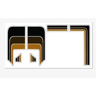 RC4WD Toyota 79-81 Body Decals (Brown)