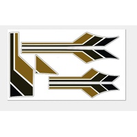 RC4WD Toyota 82-83 Body Decals (Brown)