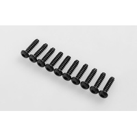 Button Head Self Tapping Screws M3 X 12mm (Black)