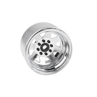 RC4WD 8 Lug Deep Dish Wagon 1.9" Steel Stamped Beadlock Wheels (Chrome)