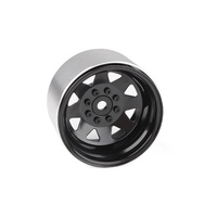 RC4WD 8 Lug Deep Dish Wagon 1.9" Steel Stamped Beadlock Wheels (Black)