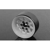 OEM Stamped Steel 1.9" Beadlock Wheels (White)