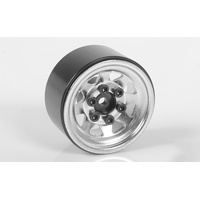 Stamped Steel 1.0" Stock Beadlock Wheels (Silver)