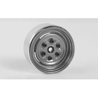 Vintage Yota 6 Lug Stamped Steel 1.55" Beadlock Wheels (Clear)