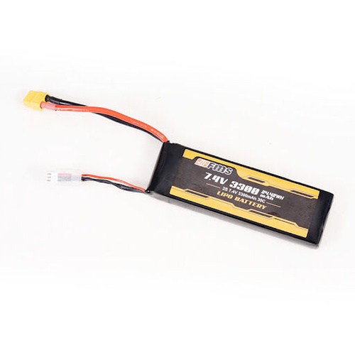 APSC22120 FMS 1:10 F100 Lipo Battery 7.4V 3300Mah 30C, XT60.