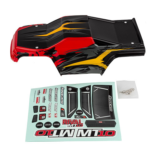 RIVAL MT10 Body V2, red/yellow