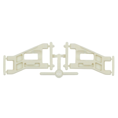 RC10 FRONT WIDE SUSPENSION ARMS, WHITE