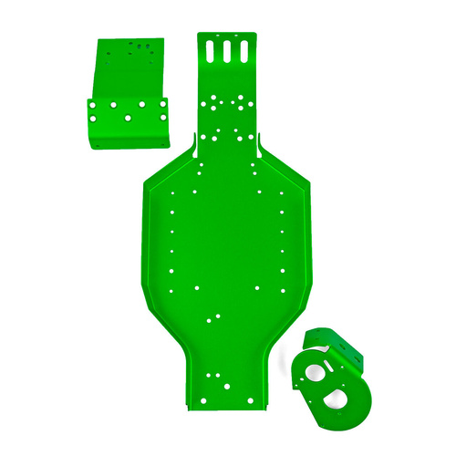 Vintage RC10 Fluorescent Green Chassis Set