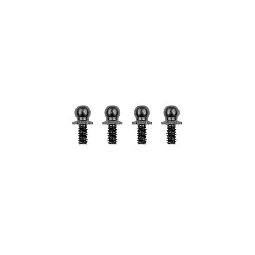 RC10 Ballstuds 5.3mm, Short Neck, Black