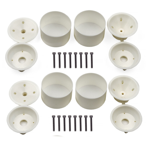 RC10GT Front And Rear 3-Piece Wheels, Wide